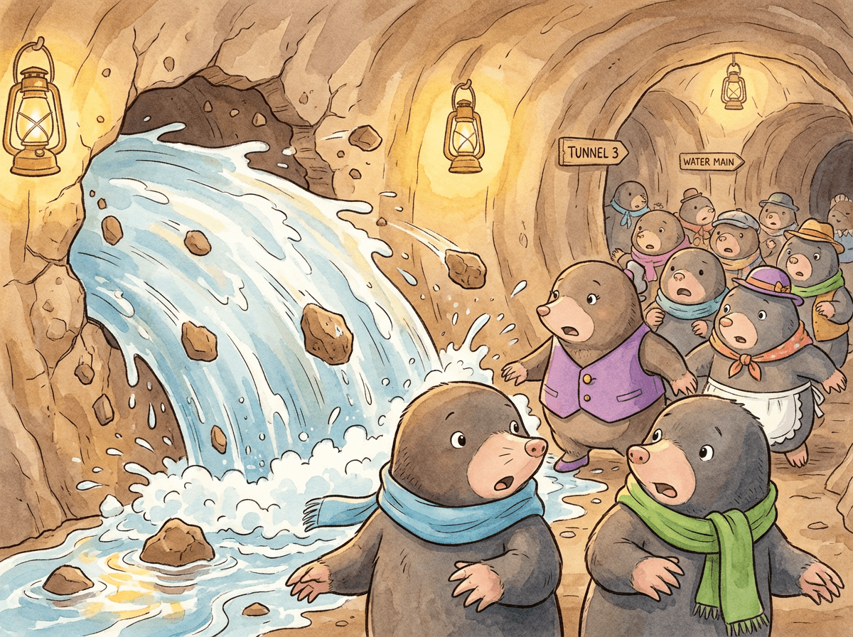 The Giant Leak and the Great Wall