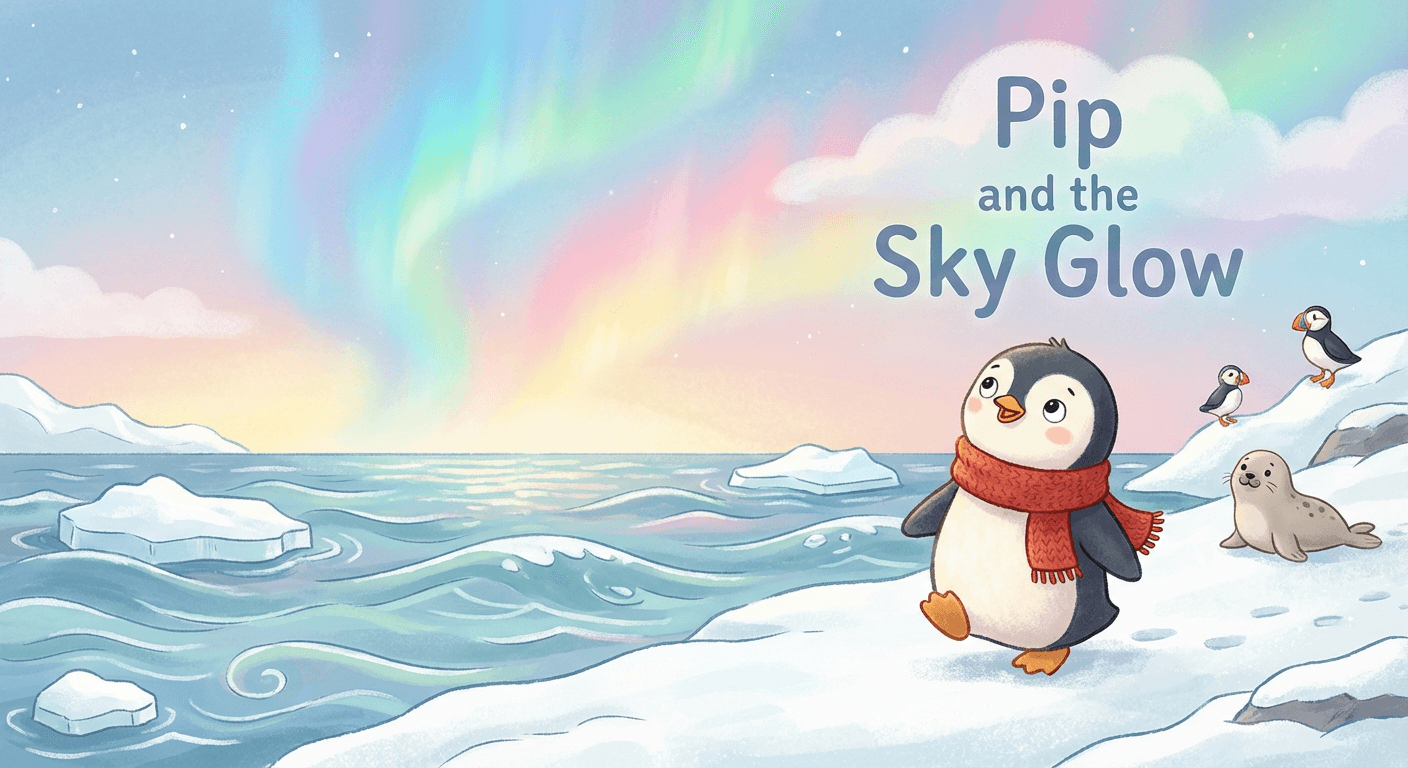 Pip the Tiny Penguin and the Rainbow