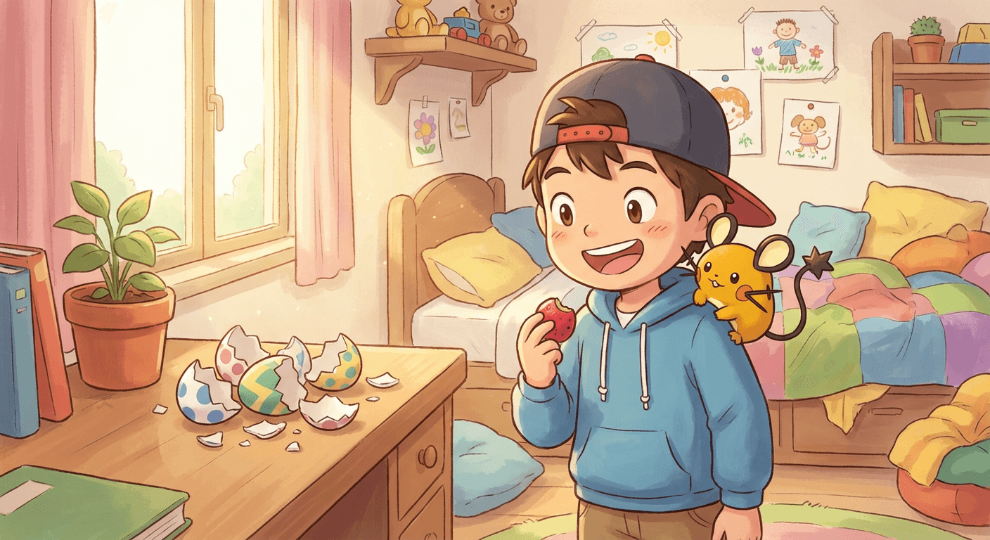 Ash and the Surprise Egg