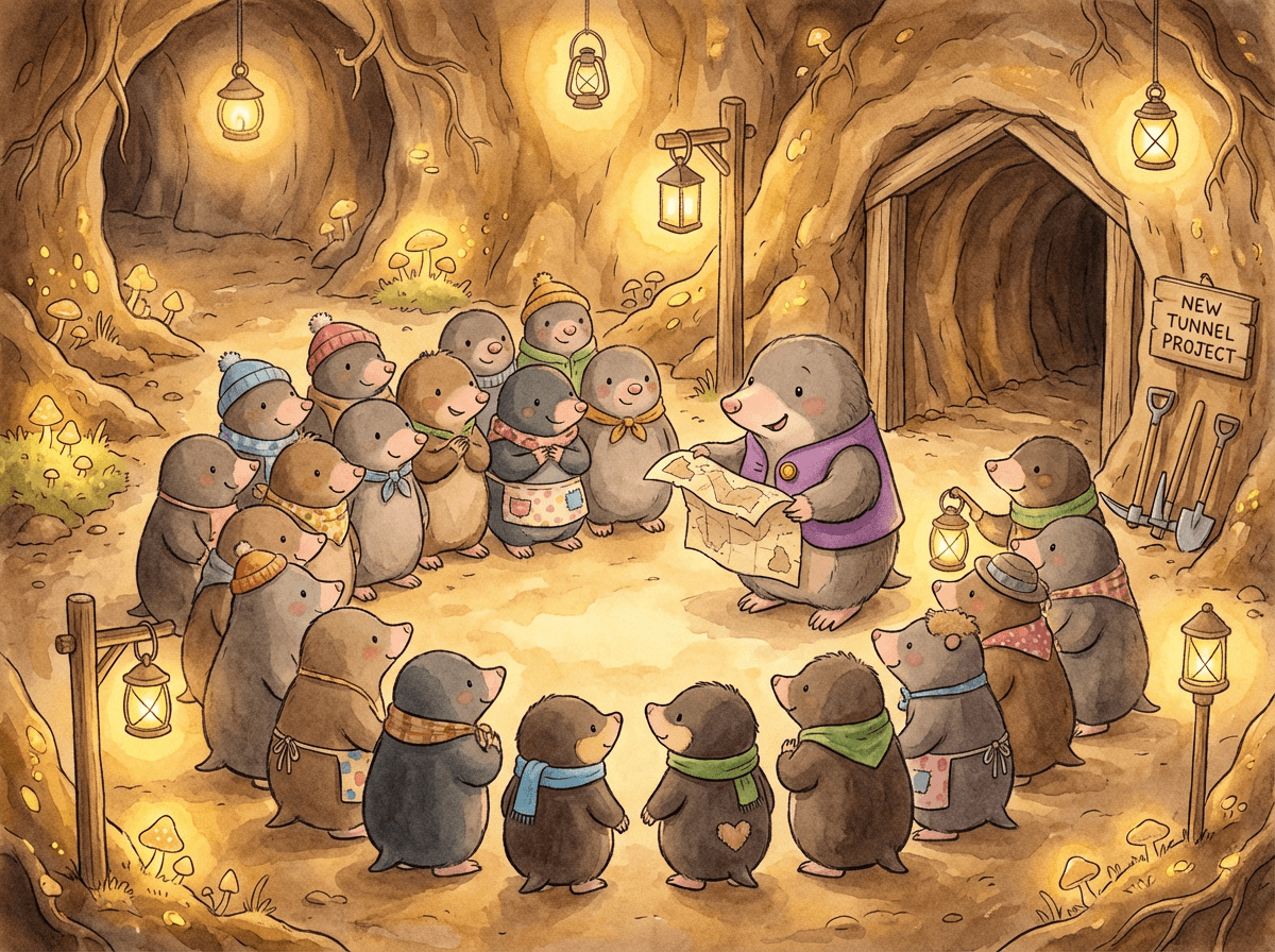 The New Tunnels and the Underground Lake