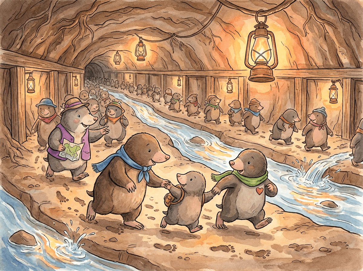 Milo the Mole and the Hidden Town