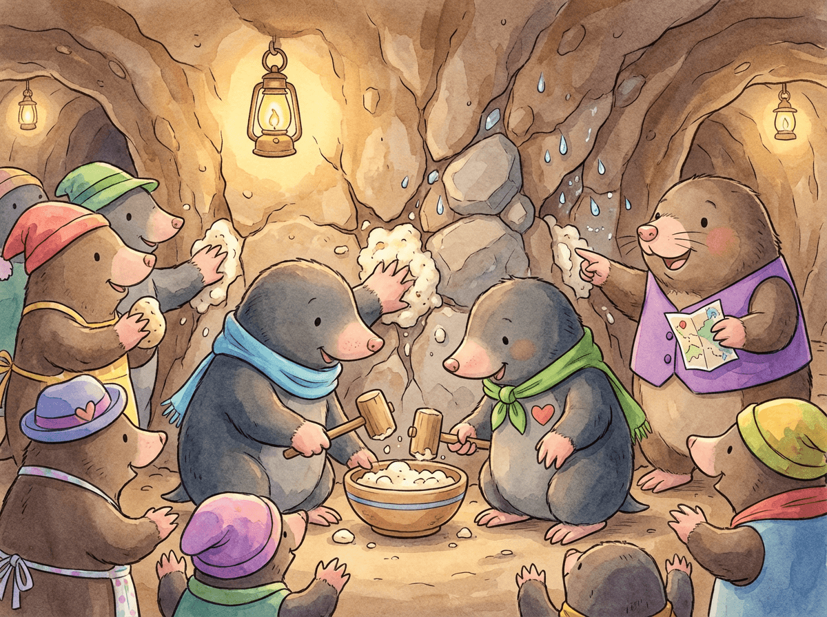 Milo the Mole and the Hidden Town