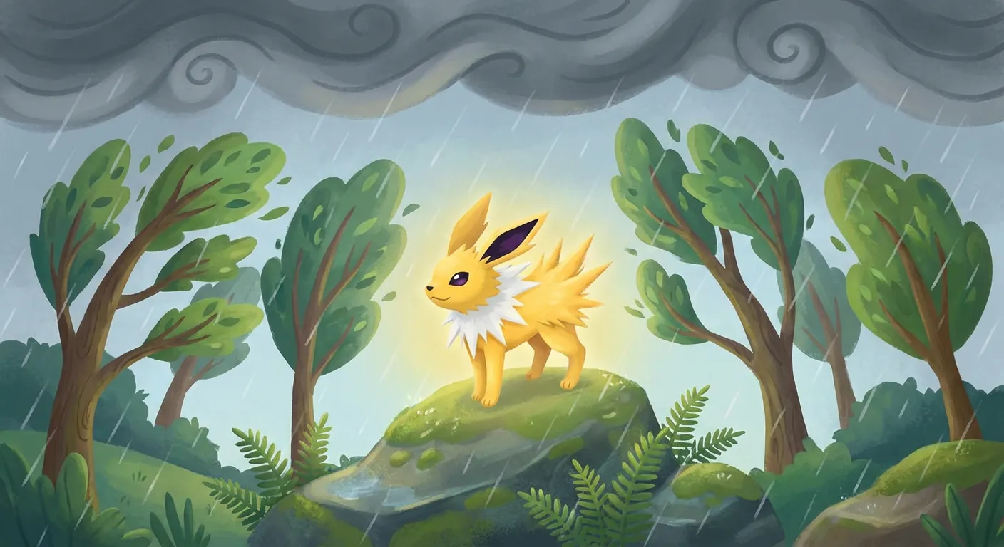 Jolteon and the Little Storm