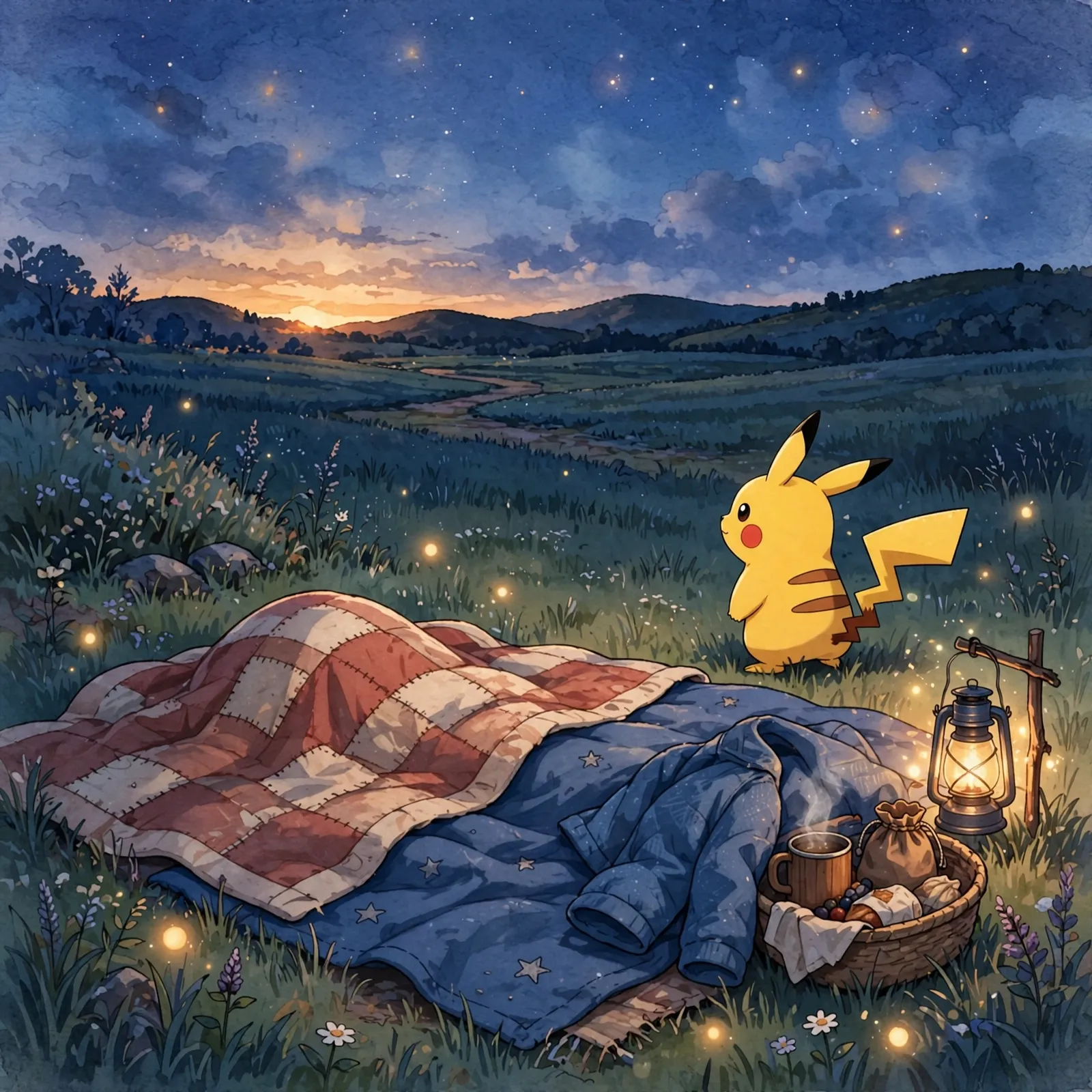 Pikachu e a noite dos vaga-lumes